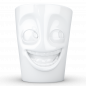 Preview: FiftyEight Henkelbecher Mug Witzig weiss